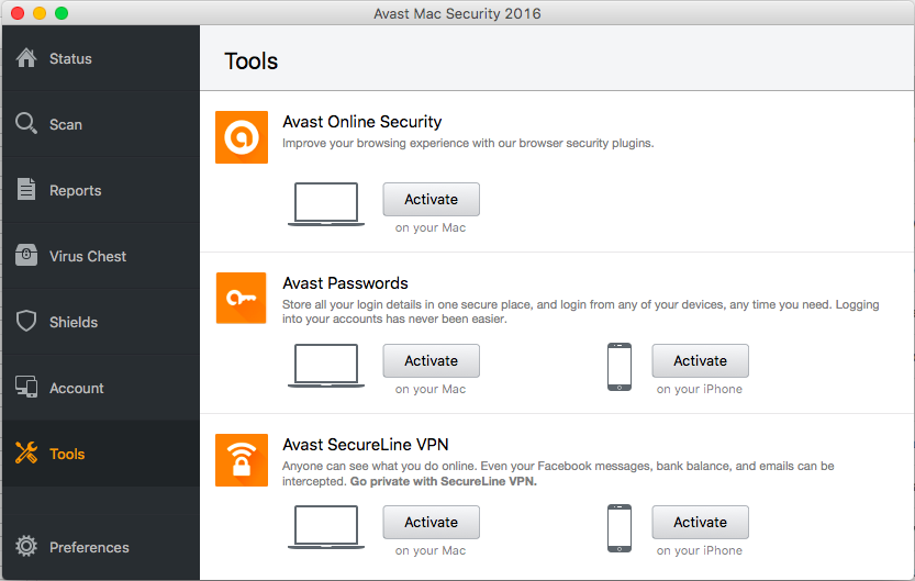 Avast 12.9 for mac review 2018